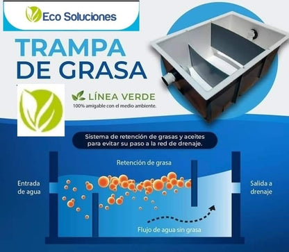 DIOXOGEN TRAMPA DE GRASA Y REDES SANITARIAS