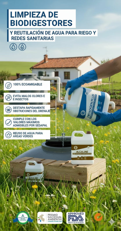 DIOXOGEN PLUS KIT Desinfectante para Biodigestores Kit